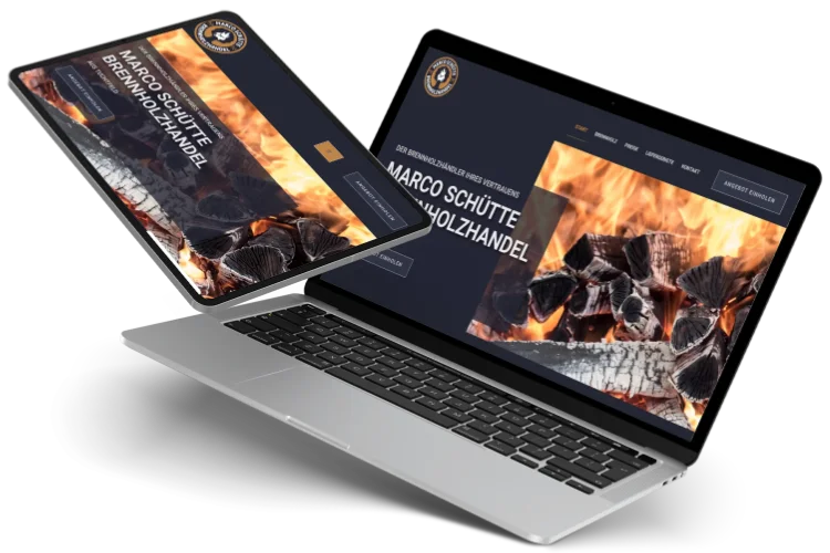 Brennholz Mockup