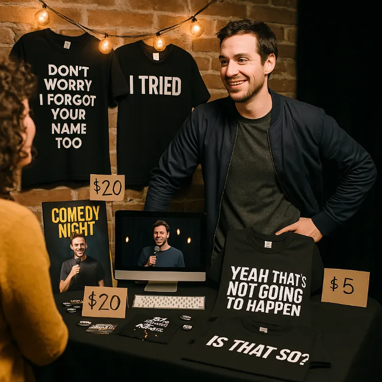 Merch für Comedian