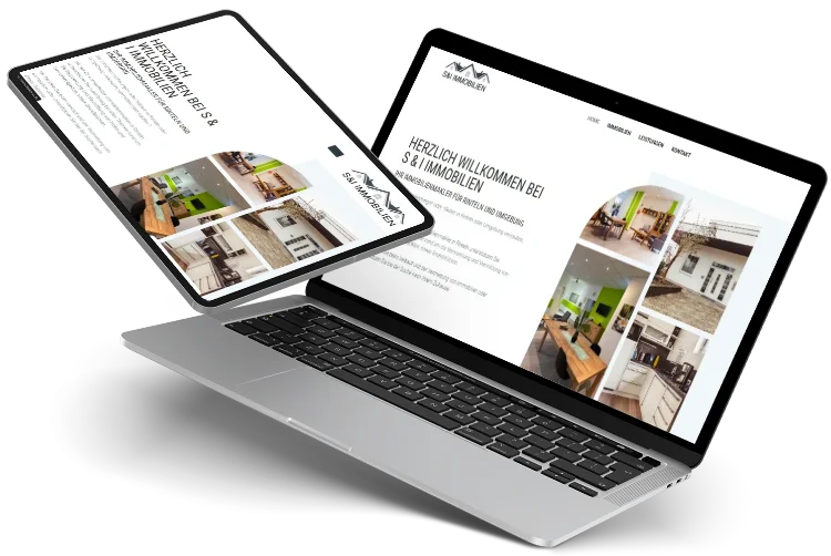 SI Immobilien mockup