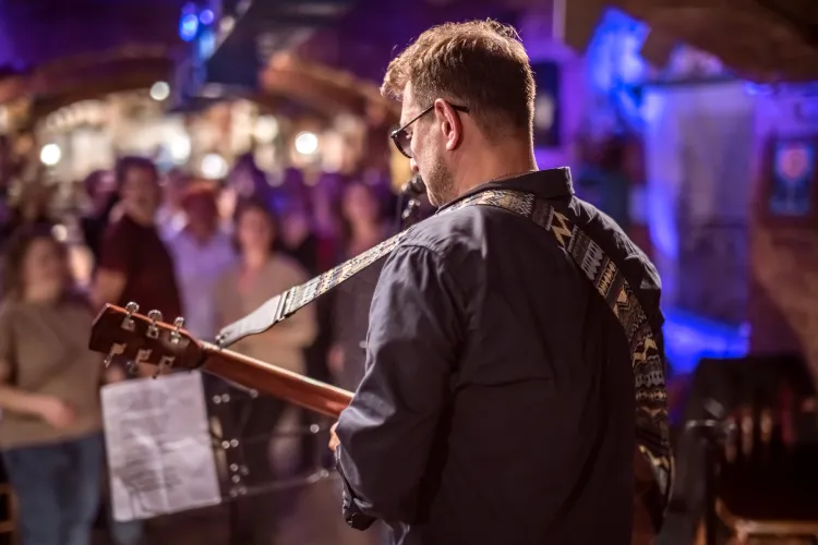 musiker in konzert